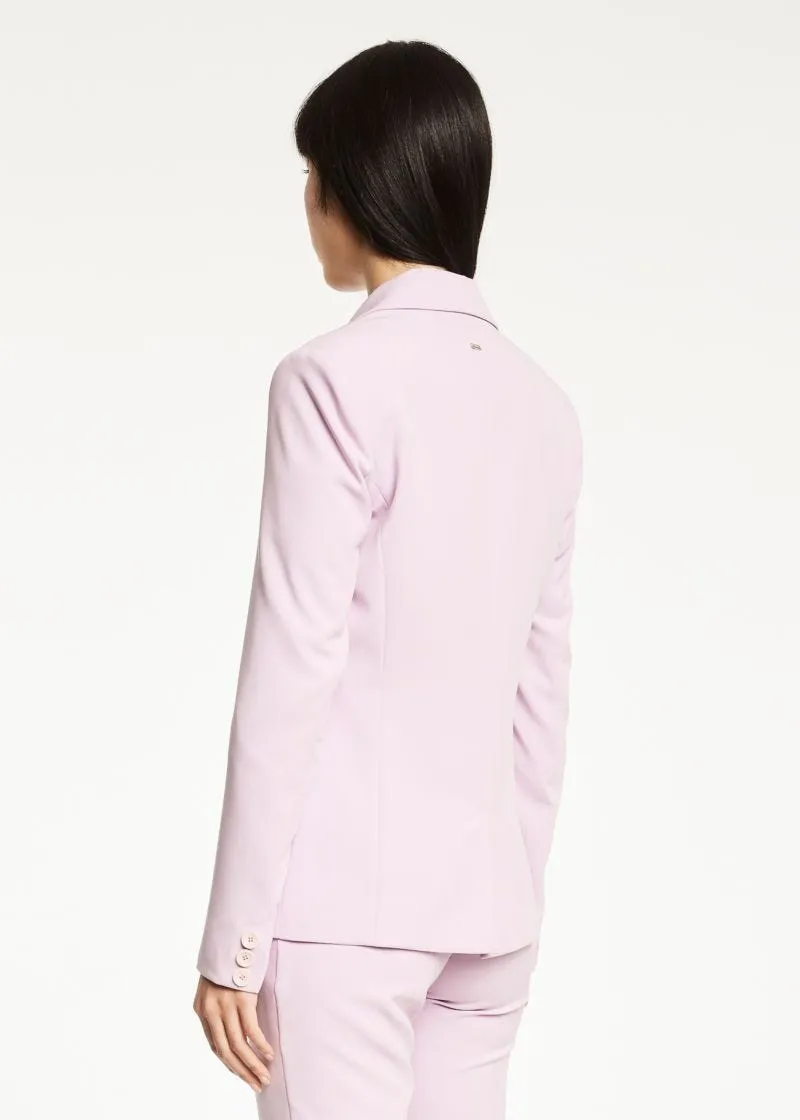 Blazer in tessuto tecnico stretch