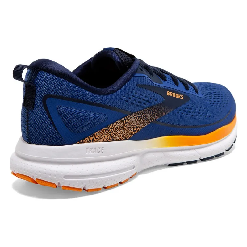 Brooks Trace 3 Blu Arancio - Scarpe Running Uomo