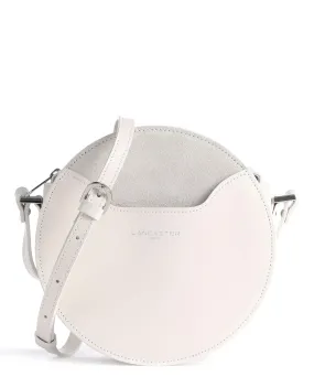  Lancaster Vendome Borsa a tracolla pelle di vacchetta liscia, pelle bovina ruvida avorio  