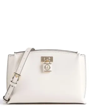  Michael Kors Ruby Borsa a tracolla pelle di vacchetta saffiano avorio  