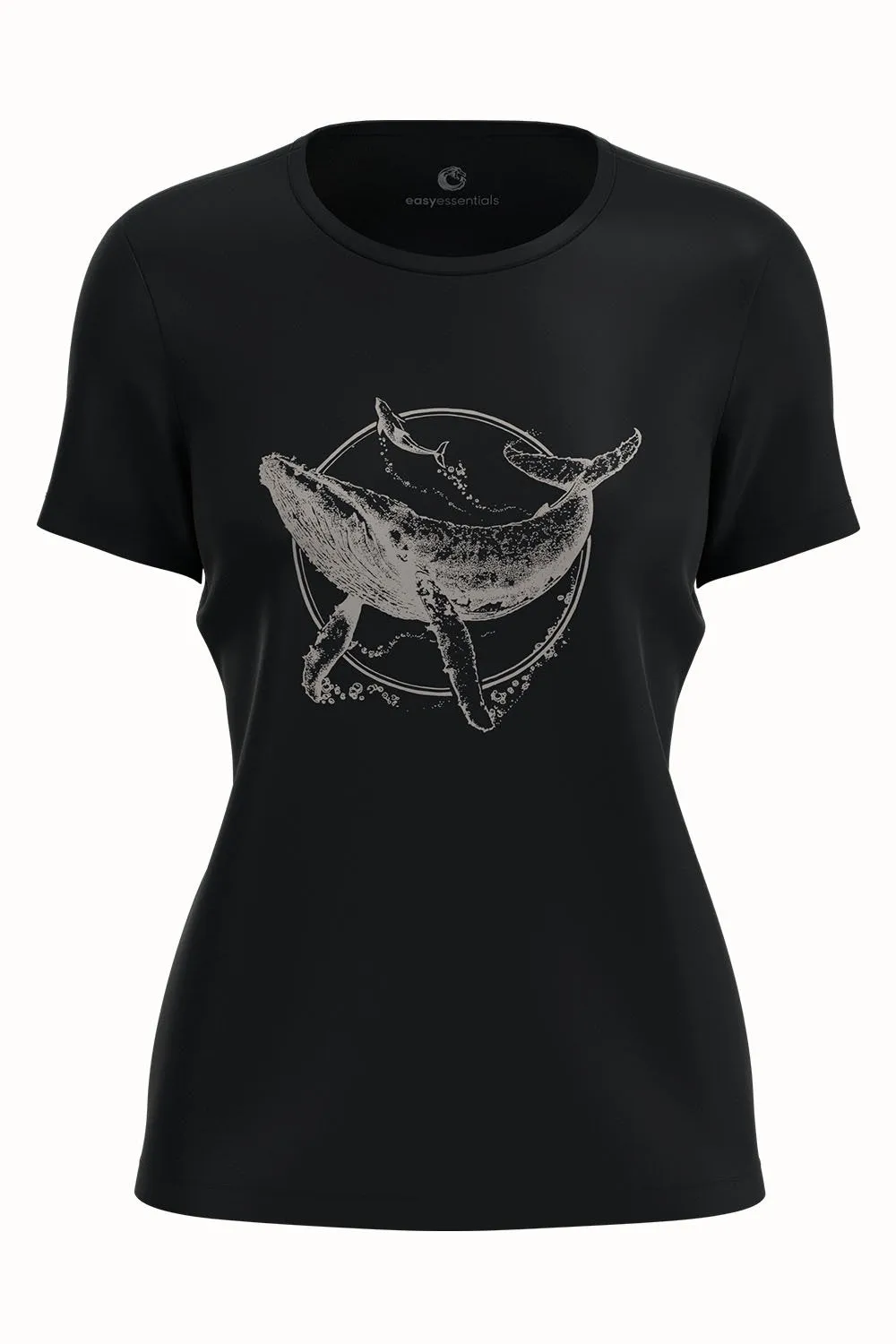 Sea Shepherd  ---------    ------------Maglietta  Logo Balena - Nero