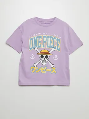 T-shirt 'One Piece' a maniche corte - VIOLA