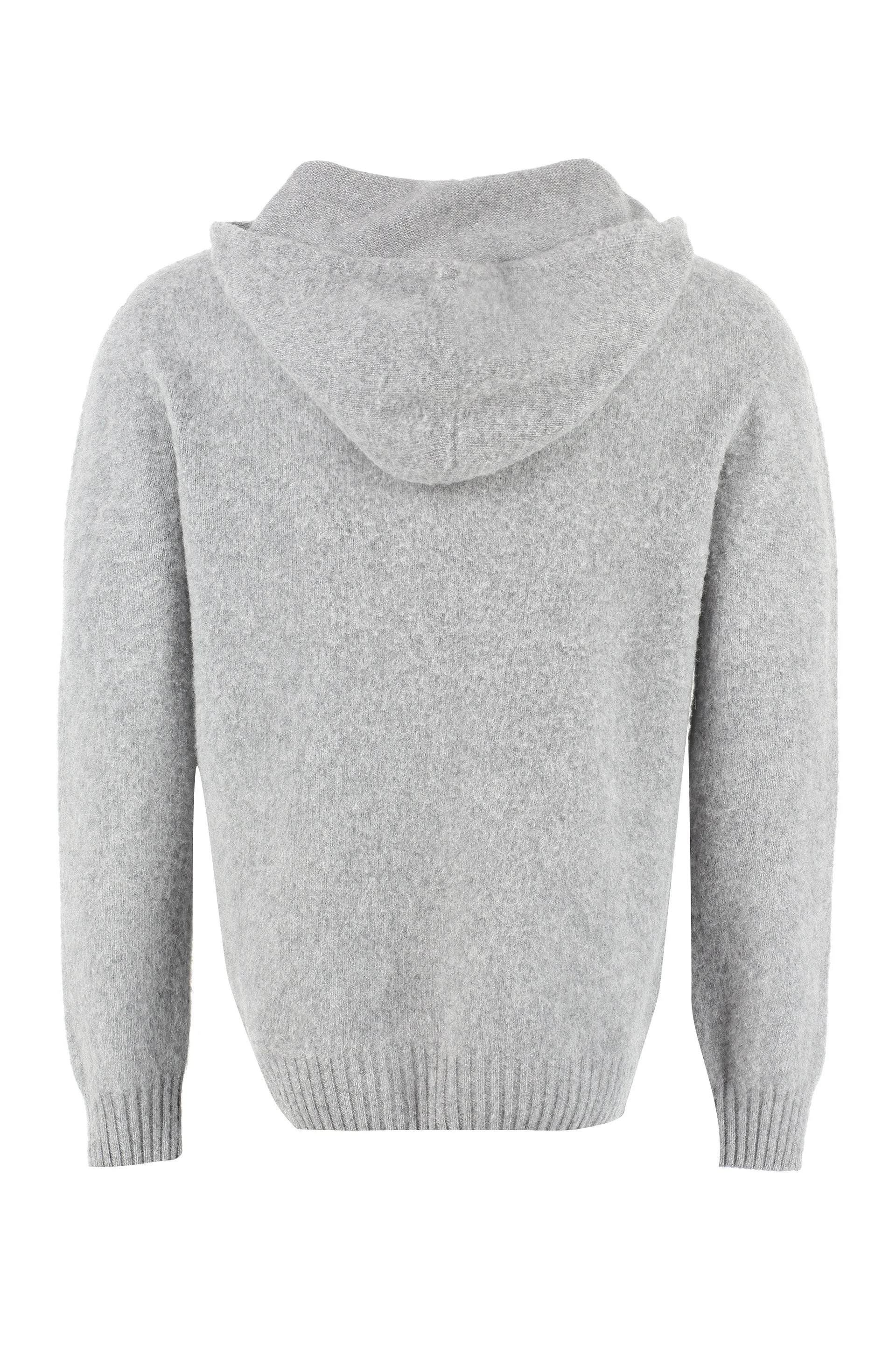 THE (Alphabet) THE (Knit) - Felpa in maglia con cappuccio