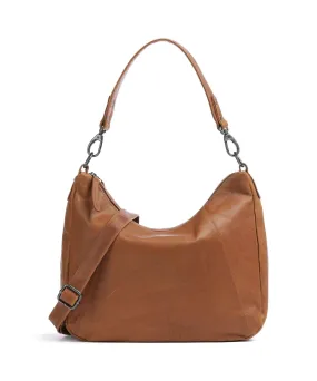  The Chesterfield Brand Cow Wax Pull Up Marle Borsa hobo pelle di vacchetta pull-up cognac  
