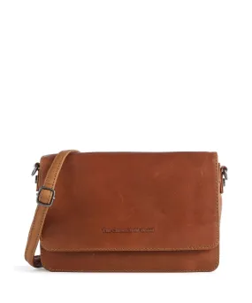  The Chesterfield Brand Cow Wax Pull Up Upsala Borsa a tracolla pelle a grana fine cognac  