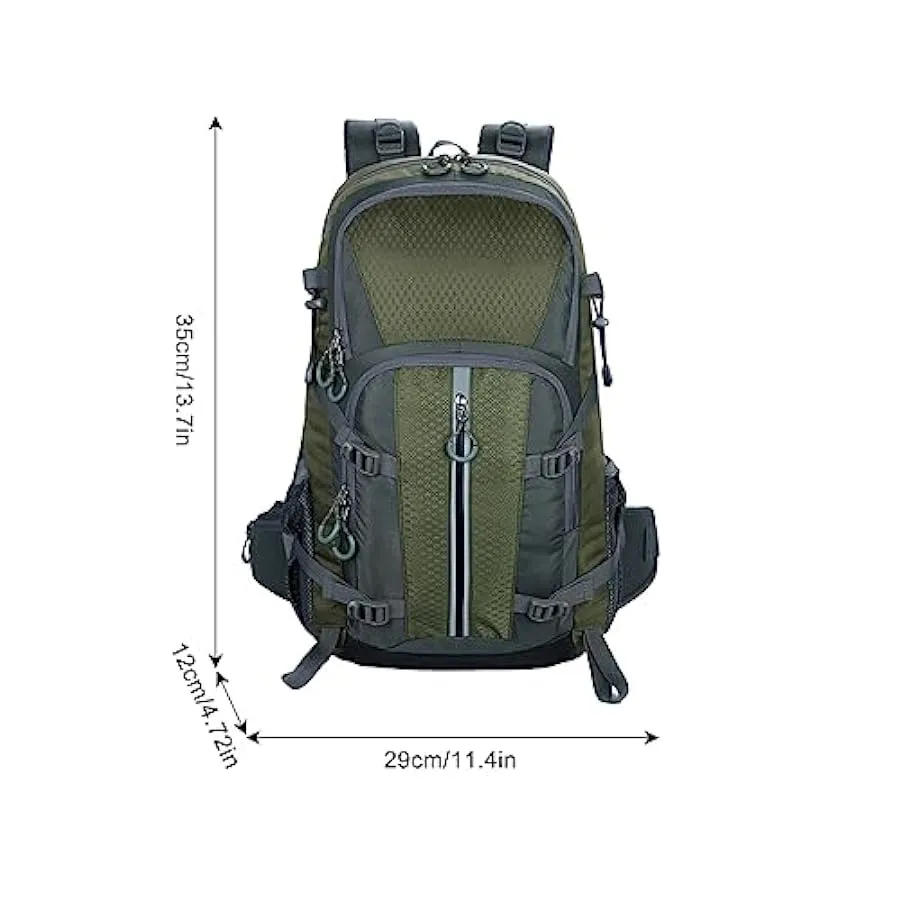 tieedhfu Zaino grande per l’escursionismo – Vestibilità comoda Zaino in nylon multifunzionale resistente e funzionale Nylon impe