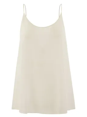 Top in pura seta